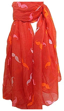 Load image into Gallery viewer, Moustache Print Large Maxi Fashion Scarf Stole Sarong Shawl