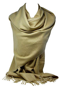 Winter Cashmere Wool Scarf Pashmina Style Shawl Wrap for Women Long Large Warm Thick Soft Smooth Scarves