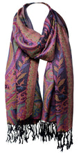 Load image into Gallery viewer, Paisley Ethnic Print Pashmina Style Womens Shawl / Scarf / Wrap