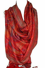 Load image into Gallery viewer, Paisley Ethnic Print Pashmina Style Womens Shawl / Scarf / Wrap